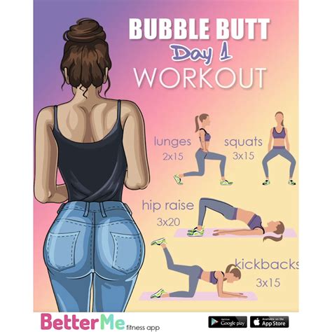 sexy bubble butt|11 Exercises To Get a Bubble Butt .